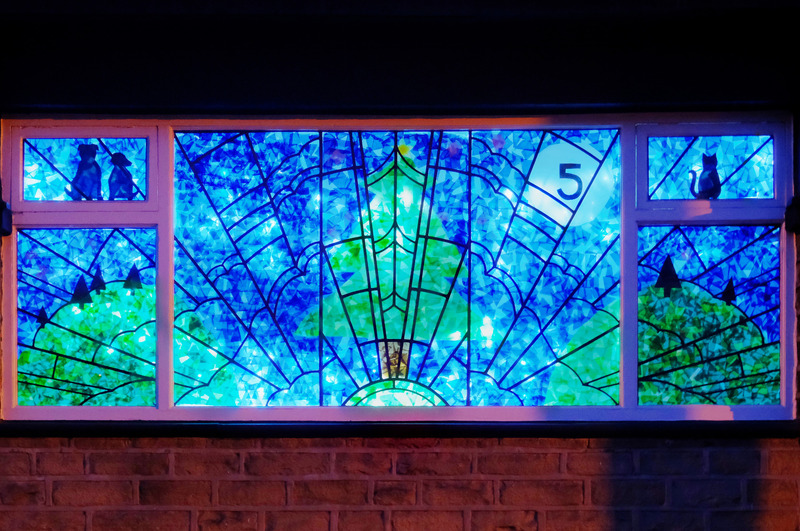 2025.68.7: Saltaire Advent Window (Christmas tree). Digital image credit: Saltaire Collection
