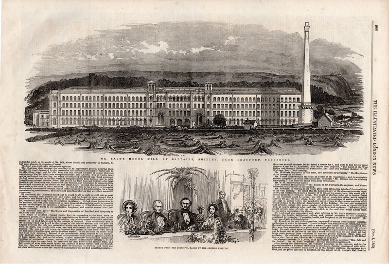 B1-446a: The opening Salts Mill: Page 288. Digital image credit: Saltaire Collection