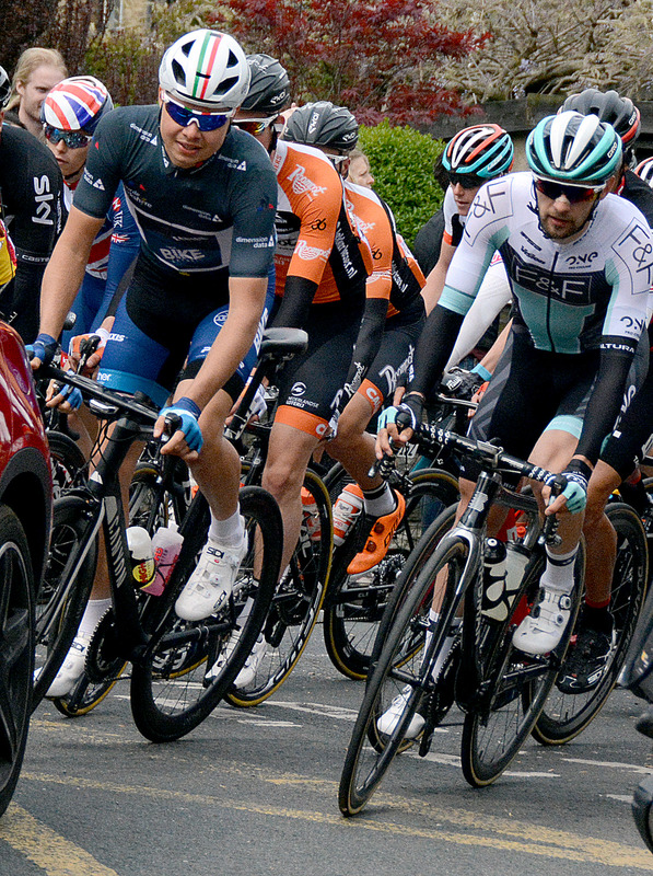 2025.68.82: Saltaire Tour de Yorkshire Leading Peleton. Digital image credit: Saltaire Collection