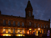 2025.68.88: Victoria Hall at Christmas. Digital image credit: Saltaire Collection