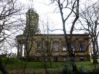 2025.68.101: United Reformed Church view from the canal. Digital image credit: Saltaire Collection