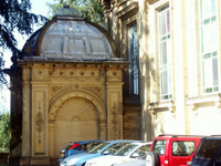 2025.68.50: West exterior of United Reformed Church (close-up). Digital image credit: Saltaire Collection