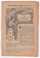 H2-210.44: Home Notes Literary Supplement: Page 1 (front cover). Digital image credit: Saltaire Collection