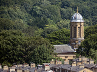 2025.68.37: United Reformed Church from St Peter's Tower Top. Digital image credit: Saltaire Collection