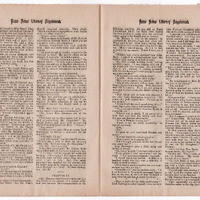 H2-210.44: Home Notes Literary Supplement: Pages 8-9. Digital image credit: Saltaire Collection