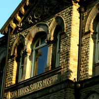 2025.68.55: Salts Hospital sign. Digital image credit: Saltaire Collection