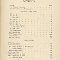 2025.59: Kindergarten guide: Contents page 1. Digital image credit: Saltaire Collection