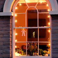 2025.68.4: Saltaire Advent Window (Paper figure). Digital image credit: Saltaire Collection