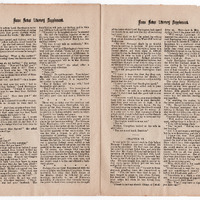 H2-210.44: Home Notes Literary Supplement: Pages 12-13. Digital image credit: Saltaire Collection