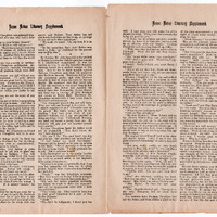 H2-210.44: Home Notes Literary Supplement: Pages 2-3. Digital image credit: Saltaire Collection