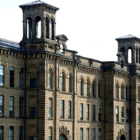 2025.68.64: Salts Mill view from Victoria Road. Digital image credit: Saltaire Collection